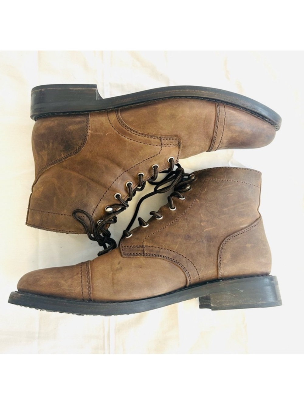 Thursday Boot Company Everyday Captains Lace-Up Cap Toe Boots - Picture 6 of 16
